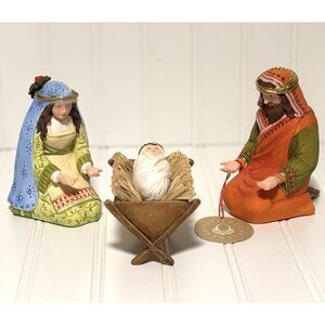 Patience Brewster Nativity Holy Family Set Jesus Mary Joseph Figures 2009